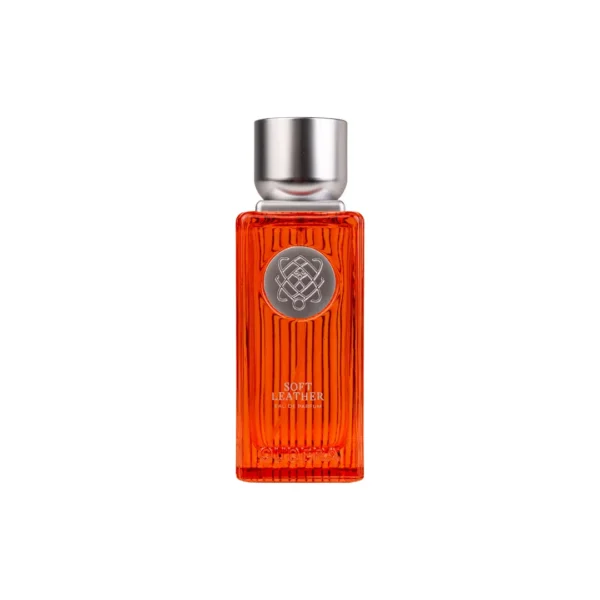SOFT LEATHER Perfume 100ml unisex oriental fragrance with amber, saffron, leather, lavender, and frankincense.